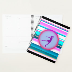Agenda Girls Figure Skating Stripes
