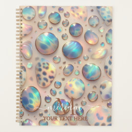 Agenda Girly Glam Opal Leopard Print Office School