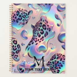 Agenda Girly Opal Leopard Print Office School