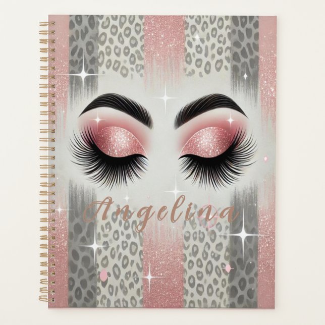 Agenda Glam Cor-de-Rosa (Frente)