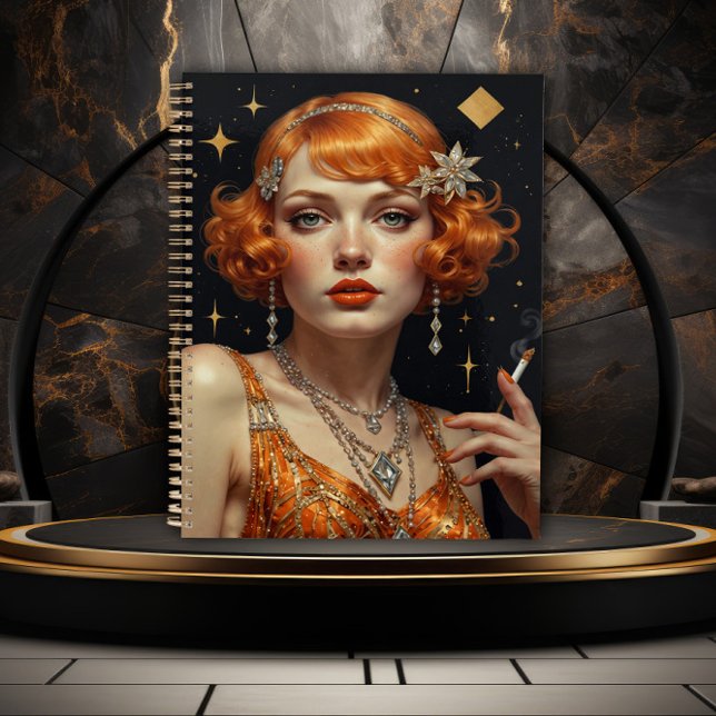 Agenda Glamour do Grande Gatsby Arte Deco (Criador carregado)