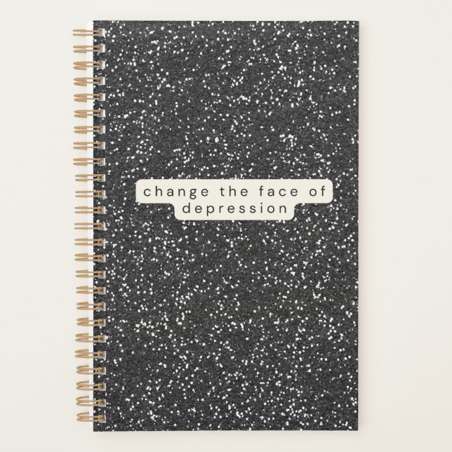 Agenda Glitter_Change o Rosto da Depressão (Frente)