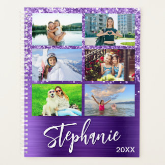 Agenda Glittery Amethyst Glam 14 Photo Collage