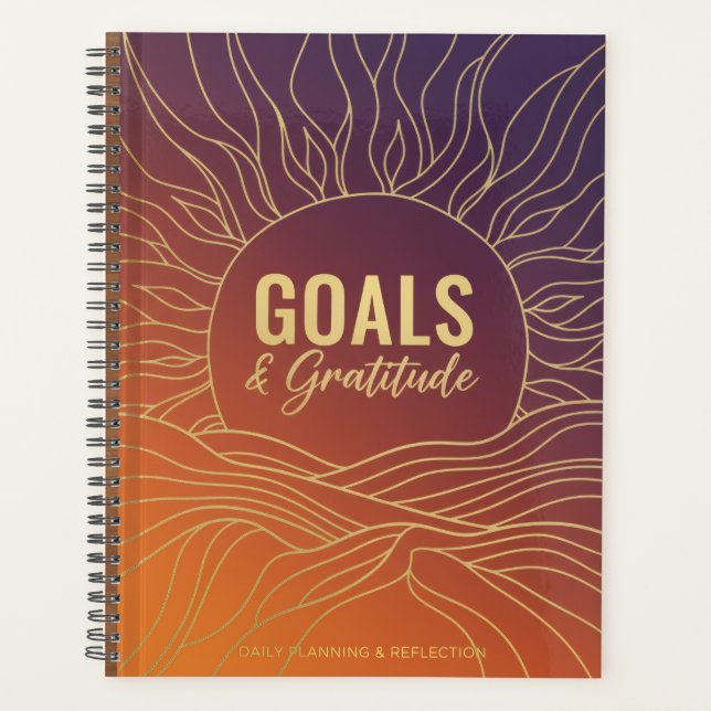 Agenda Goals & Gratitude Planner (Frente)