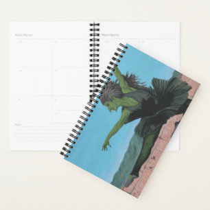 Agenda Goblin Girl Ballerina Dançando Fantasia e Planejad