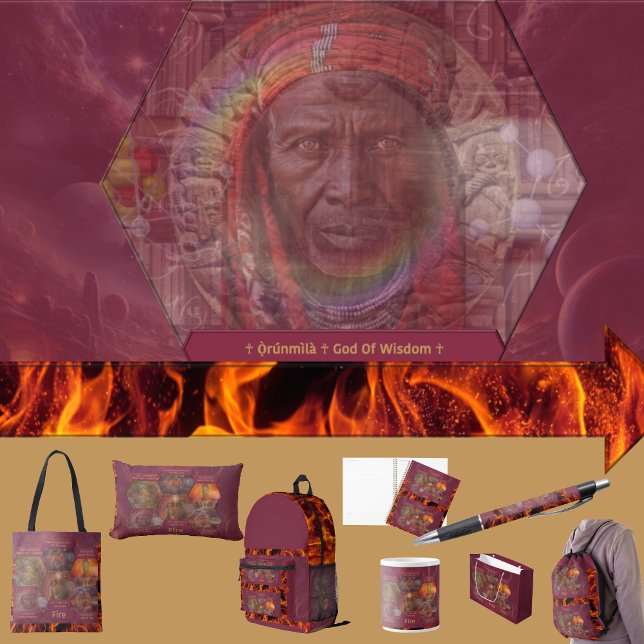 Agenda Gods and Goddess Of Fire (Get the full “Gods + Goddesses Of Fire” collection at: https://bit.ly/OurAncestorsZazzle )