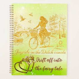 Agenda GoldAmsterdam Abstrato Romântico Vintage StreetRid