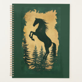 Agenda Golden Forest Horse Planner Year of the Horse 2026