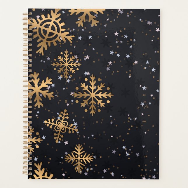 Agenda Golden snowflakes (Frente)