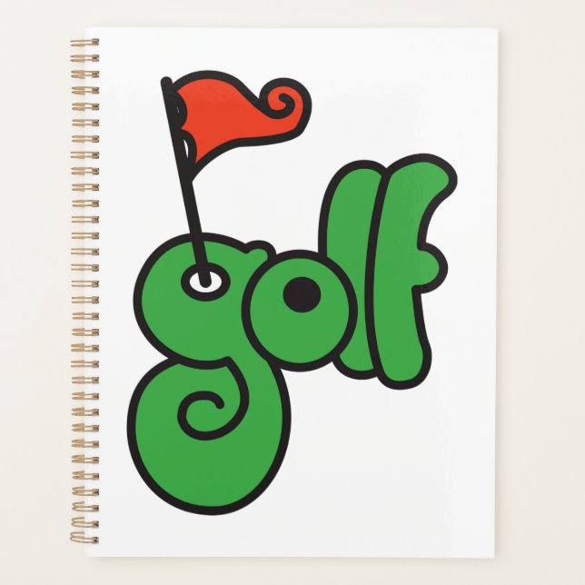 Agenda Golf Wang Vibrant Green and Red (Frente)