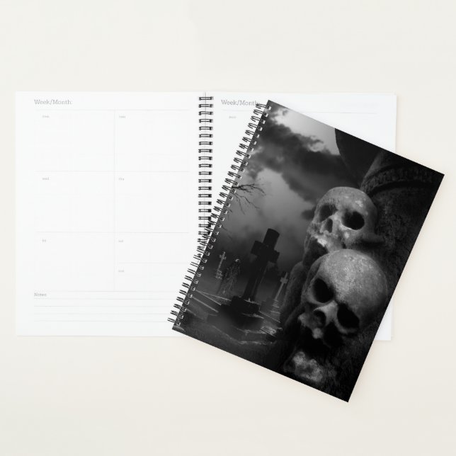Agenda Gothic Graveyard Planner (Exibição)