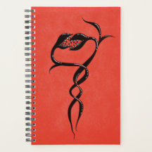 Gótico de fantasia do cobra vermelho