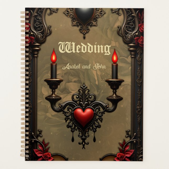 Agenda Gótico Romance: Paixão Oculta. (Frente)