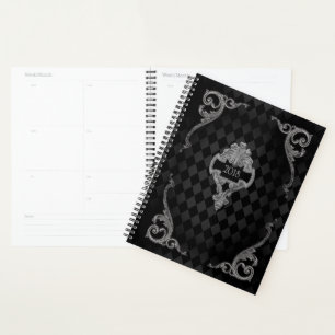 Agenda Gótico Steampunk Monograma