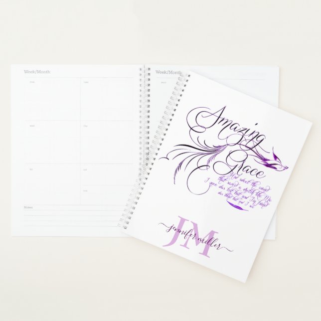 Agenda Graça Incrível personalizada (Exibição)
