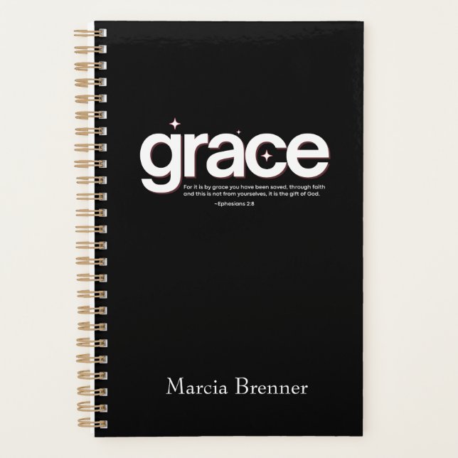 Agenda Grace Ephesianos 2:8 (Frente)
