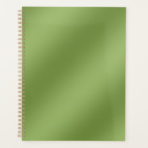 Agenda Gradação Verde Sólido Moderno Padrão de Onda