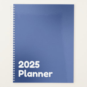 Agenda Gradiente Azul Minimalista 2025