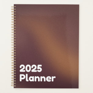 Agenda Gradiente Castanho Minimalista 2025