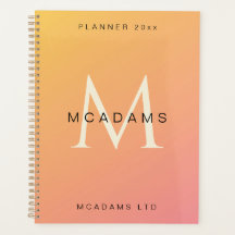 Gradiente Laranja Rosa Personalizado Negócios 