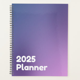 Agenda Gradiente Roxo Minimalista 2025