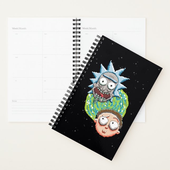 Agenda Gráfico do Rick Pixelverse e do Portal Morty (Exibição)