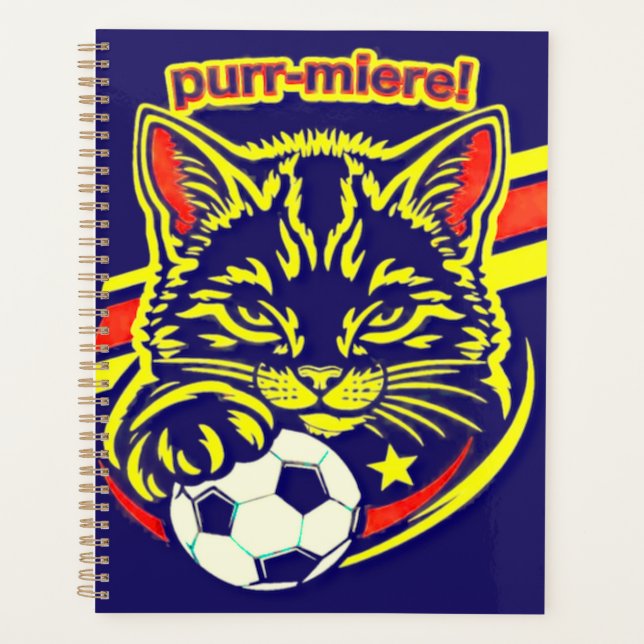 Agenda Gráficos de Gato Futebol (Frente)