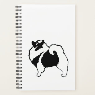 Agenda Gráficos Keeshond - Arte de Cachorro Original