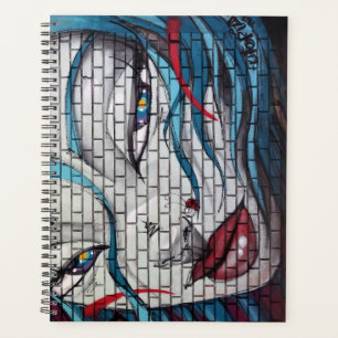 Agenda Grafite de Menina Asiática