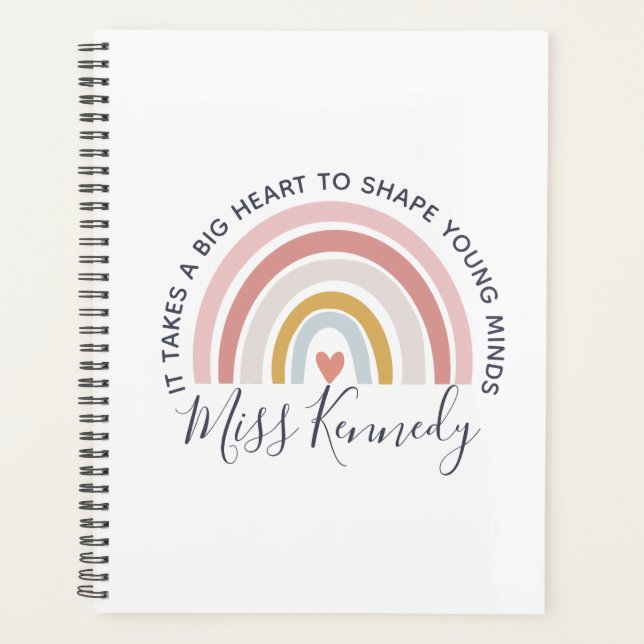 Agenda Grande Coração para Formar Jovens Professores de M (Frente)