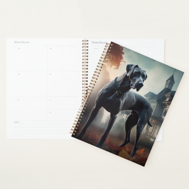 Agenda Grande Danês Halloween Assustador (Exibição)