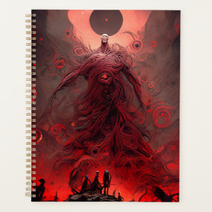 Agenda Grande Demônio Criador Dark Fantasy Horror