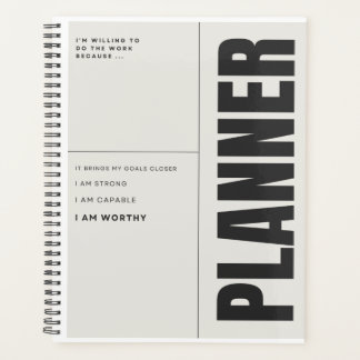 Agenda Grandes Objetivos (8,5" x 11"), Cobrir Duro, Espir