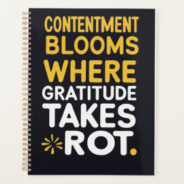 Agenda Gratidão no Bloom - inspiração