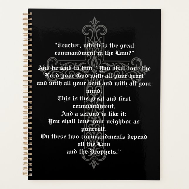 Agenda Great Commandments Planner (Frente)