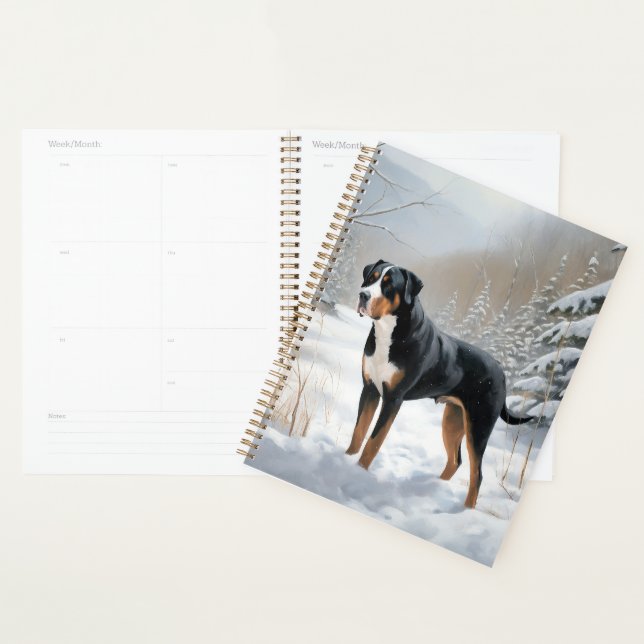 Agenda Greater Swiss Mountain Deixe Nevar Natal (Exibição)