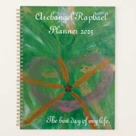 Agenda green archangel Raphael planner