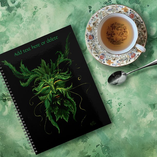 Agenda Green Man Fae deixa preto (Criador carregado)