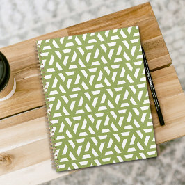 Agenda Green Triangle Pattern Planner