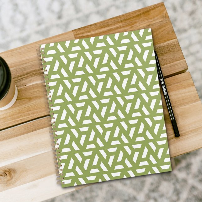 Agenda Green Triangle Pattern Planner (Criador carregado)