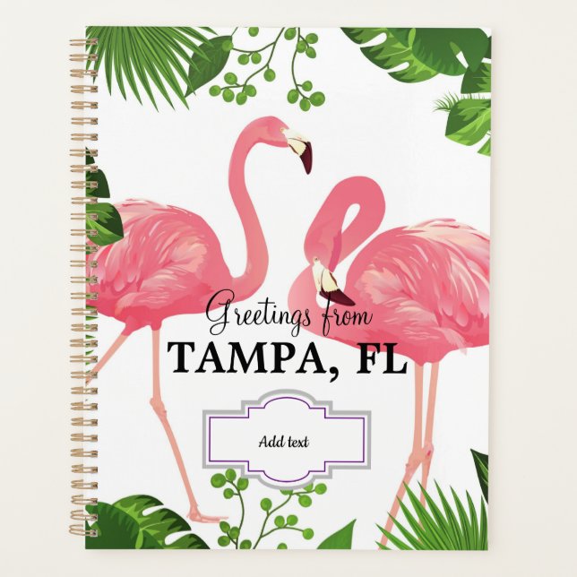 Agenda Greetings from Tampa, FL TEMPLATE (Frente)