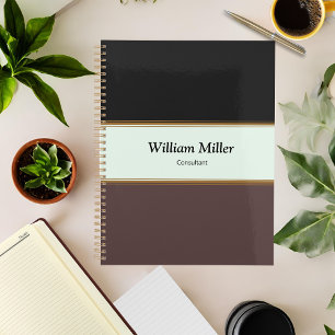 Agenda Grelhas Negras Minimalistas Modernas