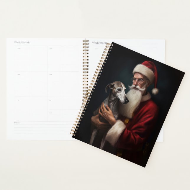 Agenda Greyhound Com O Papai Noel Natal Festivo (Exibição)