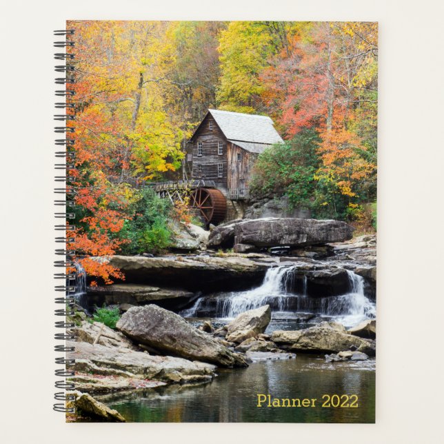 Agenda Grist Mill no Glade Creek Scenic West Virginia (Frente)