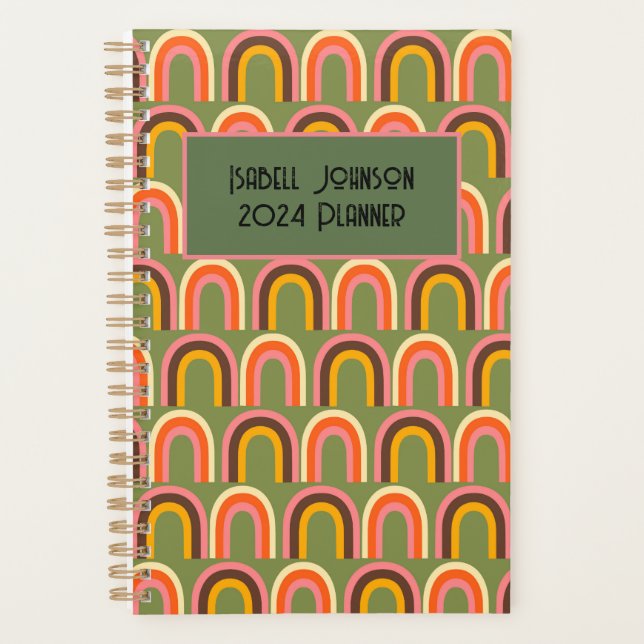 Agenda Groovage Style Rainbow Waves Colorfull (Frente)