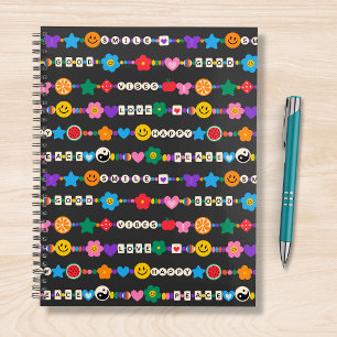 Agenda Grooves Good Vibes Amor Sorria Miçangas Retrovisor