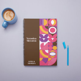 Agenda Groovy Geometry Planner: Faça você personalizado