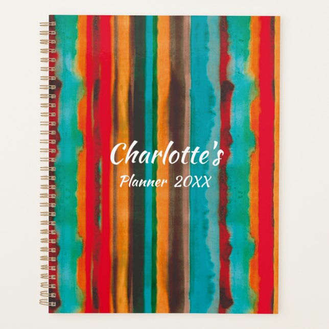 Agenda Grupos Modernos de Trendências Personalizados (Frente)