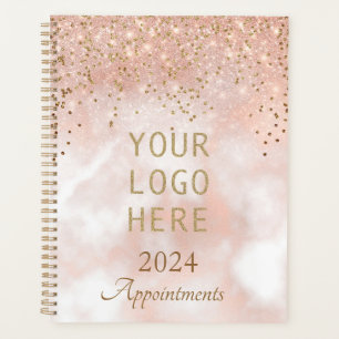Agenda Guia de nomeação do logotipo de empresa Dourado El
