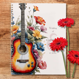 Agenda Guitarra Wildflower E Comercial Musical de Casamen